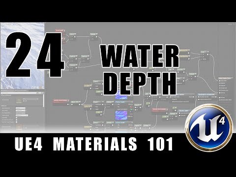 Water Depth Shader - UE4 Materials 101 - Episode 24