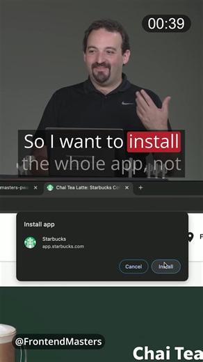 Set Your PWA's Start URL 🔒 Join Maximiliano Firtman and learn how to create installable, offline-capable web apps with the power of Progressive Web Apps (PWAs). You can even have the best of both worlds by publishing your PWA to the Apple and Google Play stores! https://frontendmasters.com/courses/pwas-v2/?utm_source=social&utm_medium=facebook&utm_campaign=starturl #WebDev #Programming #Coding #LearnToCode #PWA #MobileDev | Frontend Masters