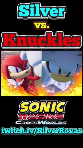 Silver vs Knuckles Rival Dialogues #sonicracingcrossworlds #silverthehedgehog #knucklestheechidna