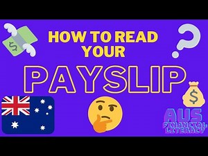 How to read your first PAYSLIP (Australia edition)