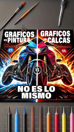 Gráficos en pintura: calidad y durabilidad para motos