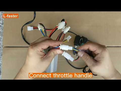 L-faster disc brake bike electric conversion kit installation instruction