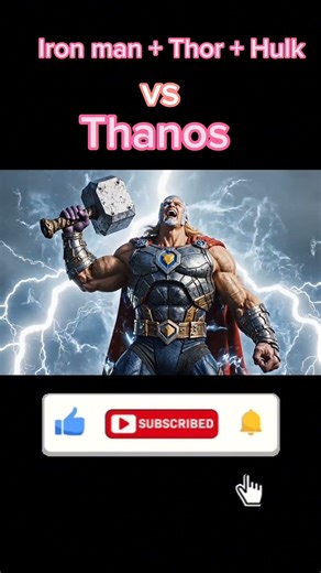 Iron Man, Thor & Hulk Team Up to CRUSH Thanos! Insane Marvel Battle #marvel #avengers #infinitywar