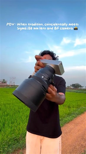 ᴀᴅᴀʀꜱʜᴀᴅᴀᴜ ᴘʜᴏᴛᴏɢʀᴀᴘʜʏ on Instagram: "📸Sigma 135 mm lens tells perfectly the echoes of tradition comes to sharp focus✨✨ The shallow depth, the creamy bokeh, the sharp focus… all coming together to honor something deeply rooted, yet beautifully cinematic. Just tradition flowing naturally and my Sigma 135mm doing what it does best: depth, emotion, and cinematic compression. Shot on a BF camera. Sometimes tradition doesn’t need reinvention — it just needs the right perspective. 🔁 Save this reel f