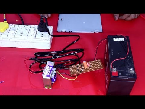 How To Make 12v Battery Charger At Home - Motorcycle Battery Charger | Homemade Battery Charger