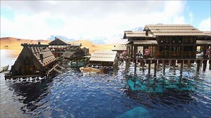 Ark建造-海上高跷小镇（无mod）