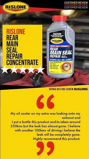 Customer Review - RISLONE Heavy Duty Rear Main Seal Repair