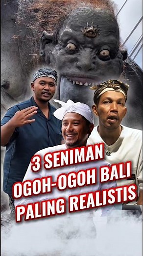 3 Artists Who Created Balinese Ogoh-Ogoh #shortsviral #facts #unique #ogohogoh #bali