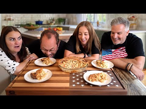 We Made American Apple Pie for Family ! ‪@AmericasTestKitchen‬ Recipe !