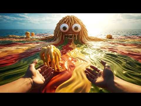 Which ocean would you swim in? 🏊🏻 Satisfying & Relaxing AI ASMR | Pasta Oceans