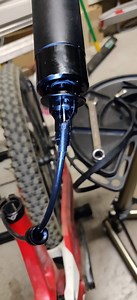 Remove cable from e*13 dropper?