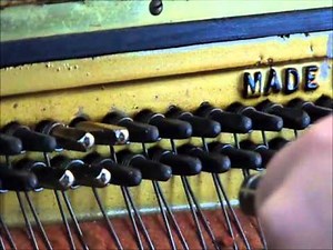 How to replace piano tuning pins