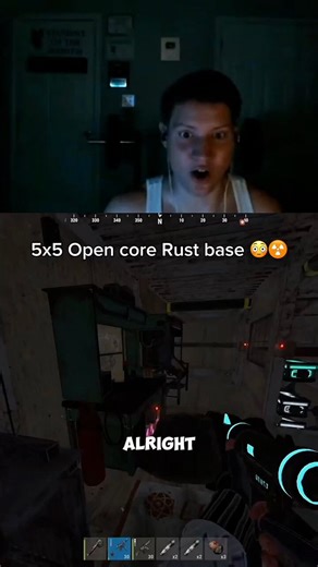 5x5 Open core Rust base 😳☢️ #rust #rustbase #opencore #clanbase #smgclan