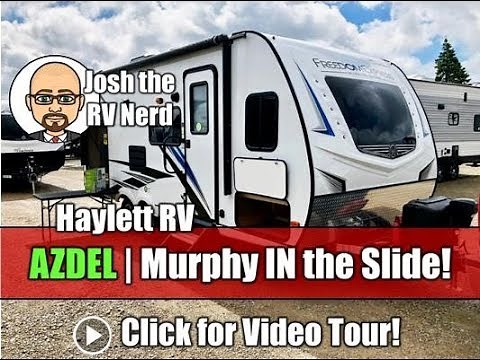 2020 Freedom Express 195RBS AZDEL Murphy IN THE SLIDE Carpetless Ultralite Coachmen Travel Trailer