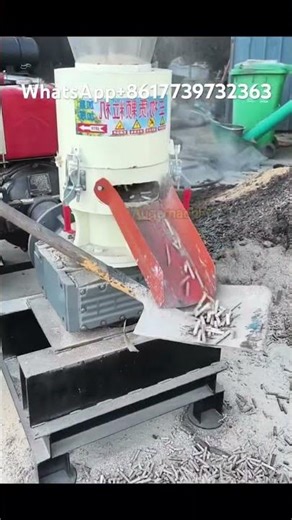 Diesel powered combustion pellet engine test run #pelletmachine #pelletmaker #pellet #feedpellet