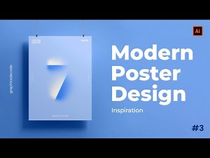 Modern Poster Design | Illustrator Tutorial | #3