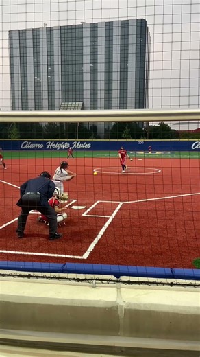Deep shot to center field #softball #softballskills