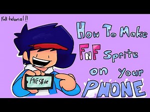 how to make fnf sprite on your phone!!!!! / full tutorial