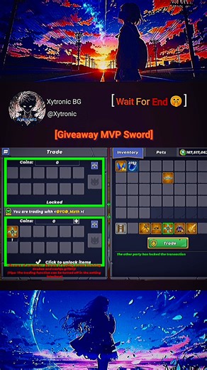 Skyblock: Giveaway MVP Sword 💸🤑|| #shorts #blockmango