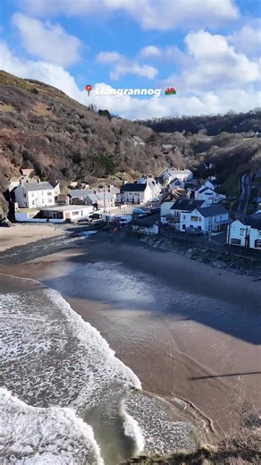 Visit Wales on Instagram: "📍Llangrannog, one of the highlights on the magnificent Ceredigion coast. @walescoastpath @discover_ceredigion #llangrannog #ceredigion #visitwales #feelthehwyl #wales"
