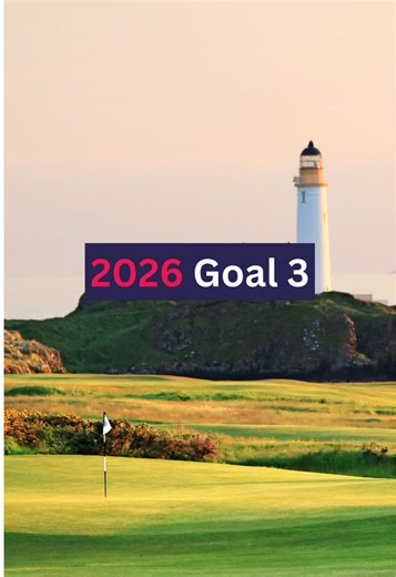 2026 GOAL NO.3 ✈️⛳️ The travel goal 🌍 20 new golf courses in 2026, including 4 from the world’s Top 100 ⭐️ The calendar’s already filling up with trips to Turnberry, Sand Valley & Rosapenna 📅 It’s shaping up to be a busy (and very good) year 🤩 #GolfTravel #BucketListGolf #GolfTrips #GolfLife #2026Goals