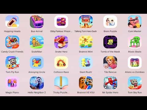 Roblox,Stickman Games,Kooply Run,Lucky Balls,Fork N Sausage,Find the Alien,Save the Fish,SonicDash,.