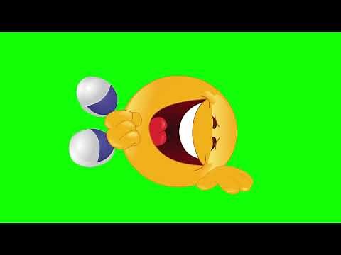 Free Green screen Laughing Smiley Emoji laugh sound effect
