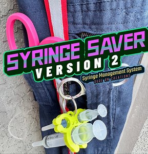 Syringe Saver: Compact Syringe Holder – Universal Fit, Lightweight, Clips to Badge or Uniform – for EMS, Nurses, Paramedics, and Pharmacists - Etsy