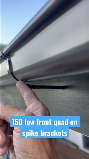 Installing 150 quad on spike brackets properly