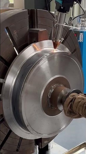 Laser Cladding of Tungsten Carbide on Rolls | Wear Resistance Enhancement | Workshop Footage