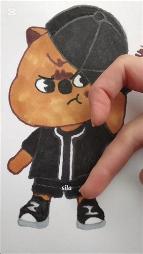 Drawing Han SKZOO (Quokka)🐹#art#skzoo#hanjisung #drawing#quokka#straykids#fanart#stay#shorts