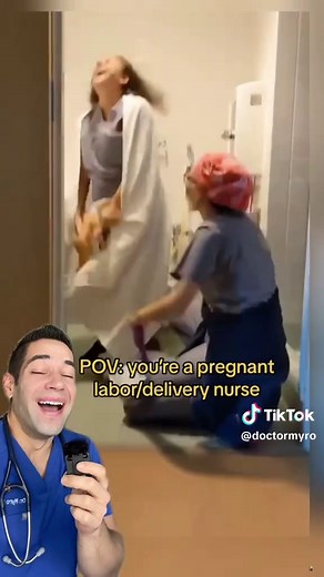 Watch til the end! #childbirth #prankvideo #plottwist #nursing | prank