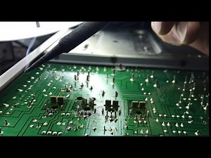 Repairing a Yamaha R 70 Stereo Receiver - Amp & Display Cut On & Off