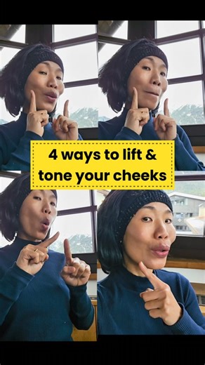 Trinh Georg on Instagram: "4 different cheek exercises — which one is your favorite? Let me know in the comments. Everyone’s face responds differently, so what works best can vary. Are you struggling to really engage your cheek muscles or feel them working? Comment “cheeks” and I’ll send you my “Master The Cheeks” routines to help you activate and tone them properly ✨ Save this post and try them all! #trinhgeorgg #natrualbeauty #facialexercise #facelift #facelates"