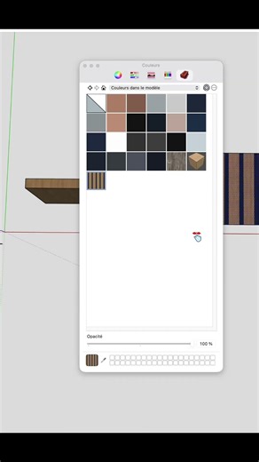 Easily combine textures in SketchUp #sketchuptutorial #sketchupfr #3dbeginnertutorial