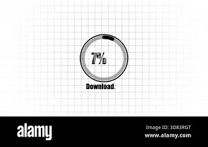 loading icon vector, black flat design