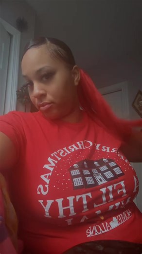 My first swoop ponytail #fyp | ponytail