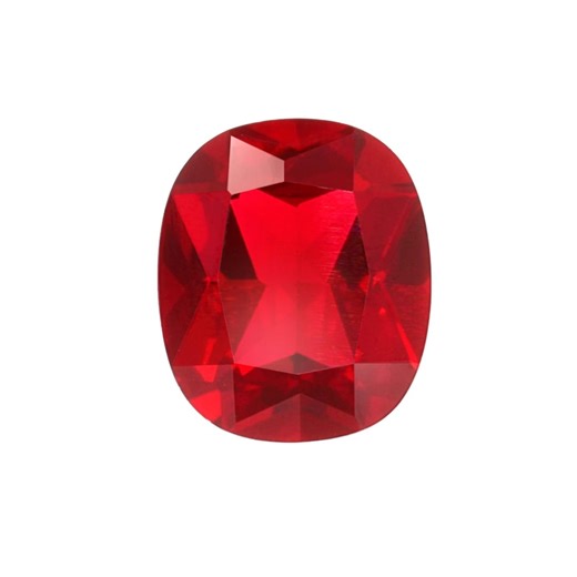 Lab-grown Long Cushion Cut Ruby Corundum - Etsy