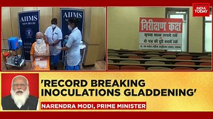 2.5K views · 23 reactions | PM Narendra Modi hails frontline workers and citizens as India vaccinates over 85 lakh people in 24 hours. Sneha Mordani gets us more on this. #CoronavirusCrisis #ITVideo | India Today | Facebook