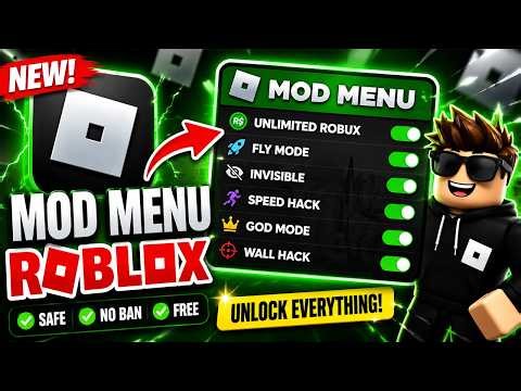 Roblox Mod Menu 2026 - Roblox MOBILE Mod Menu iOS/Android! Super Jump, GOD MODE & MORE!