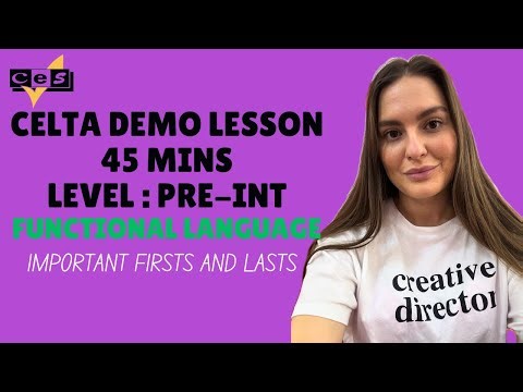 How to Teach Functional Language? | Pre-Intermediate CELTA Demo Lesson | Text-Based Guided Discovery