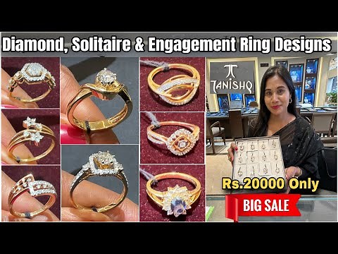 Tanishq Low Budget Diamond Rings Starts Rs.20K Only💕| Engagement Rings| Solitaire Rings Tanishq |