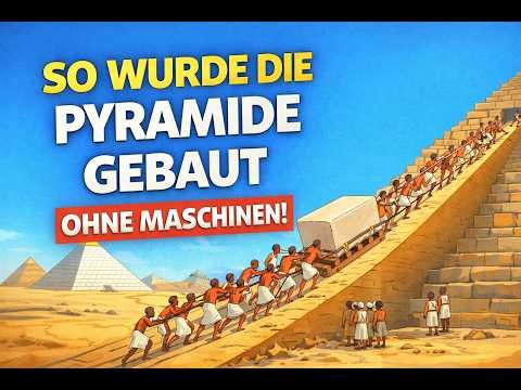 Wie die Cheops-Pyramide ohne Maschinen gebaut wurde – einfacher erklärt.