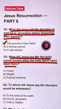 ✝️ Jesus Resurrection Quiz | Can You Get 6/6 🤯 Challenge 🇺🇸 #usa #unfrezzmyaccount #bible