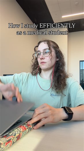 Amelia | MS2 on Instagram: "Being a med student means that I’m SUPER busy with class, research, clinic, and studying - here’s how I study efficiently: 📚I hit my weak points - it’s fun to study things you know well because it makes you feel good, but you gotta study the stuff you DONT know 📚I set a timer for 30 mins and take a MANDATORY 5 min break when it goes off!!! 📚I set aside time for when I can’t study (like meal times) and it forces me to use my study time more efficiently 📚I make a li