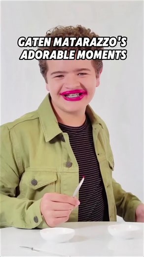 Gaten matarazzo’s adorable moments #funny #funnyvideos #celebrate #strangerthings5 #stragerthings #fyp #gatenmatarazzo #comedy
