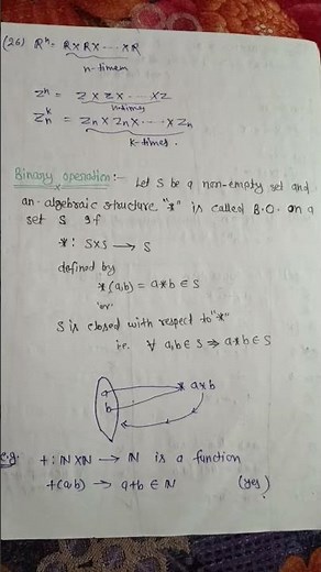 Binary operation ## modern algebra ##
