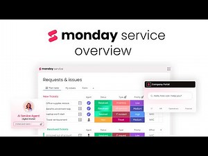 monday service overview | monday.com tutorials