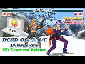 Dead or Alive Dimensions ~AI Upscale HD Textures Release & 60FPS Patch | Citra | 4K 3DS PC Gameplay