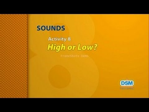 Sounds - Activity 8: High or Low?